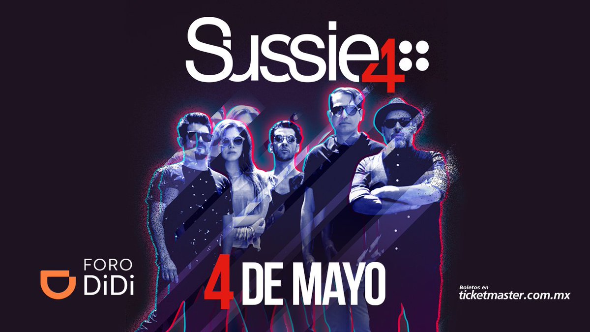 ForoCorona's tweet photo. 💕 @sussie4music regresa a Monterrey para traer su sonido a Foro DiDi este 4 de Mayo, 8:30 P.M.🙌
¡Compra tus boletos!🎟
⚡En línea: https://t.co/225uL5hXIV
⚡En Taquilla de Foro DiDi (Auditorio Pabellón M, sin cargos por servicio). https://t.co/QeupA4vlv2