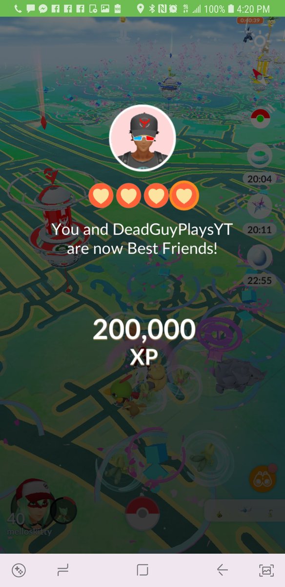 melloskitty's tweet photo. Happy 420, Furriends!๐
Coordinated a pretty dope thing๐จ
@ 4:20PM on Treecko Day๐๐๐
Happy Furrrr20, @DeadGuyPlays.๐
#tokรจcrew #pokemongo #tokรจmongo
#bestfurriends #420furriendly #founding4 #pokefurriends #teamvalorFTW https://t.co/ASvhWRzIlS