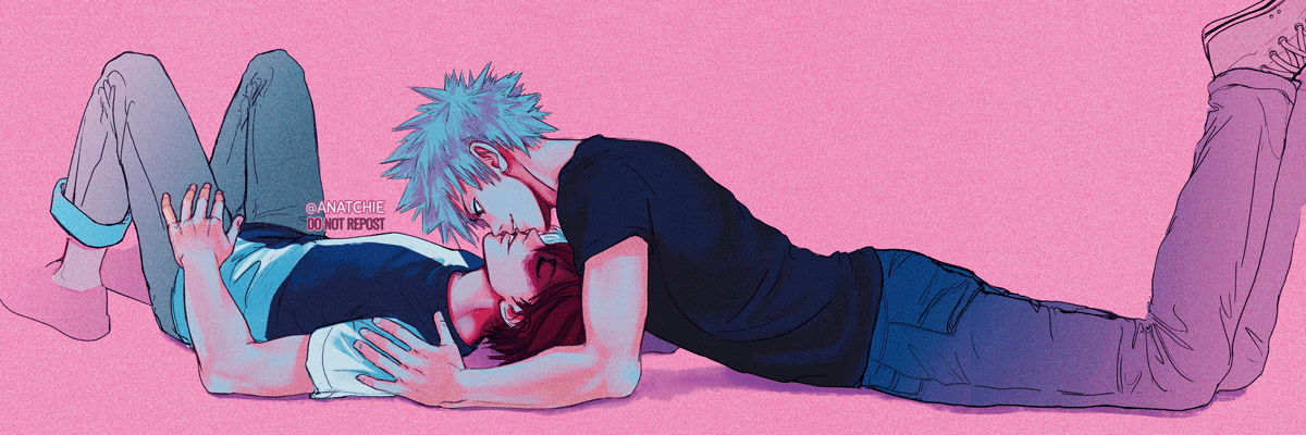 anatchie's tweet photo. commission for the lovely @tdcat4, thank you for always supporting me!! (*꒦ິㅿ꒦ີ) 💙❤ #轟爆 #todobaku #bakutodo https://t.co/PSoYlOILRJ