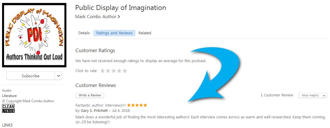 PDI_Podcast2016's tweet photo. Reviews &amp; Ratings increase the visibility of #PDIpodcast on iTunes. Thanks to @FallenFiles for the kind words! If you post a review, please msg me and let me know; I'd love to tweet about it. Here's the link: https://t.co/9EapjffHcB #AmListening #BookClubs #Librarians #Suspense https://t.co/tAc30KY0LQ