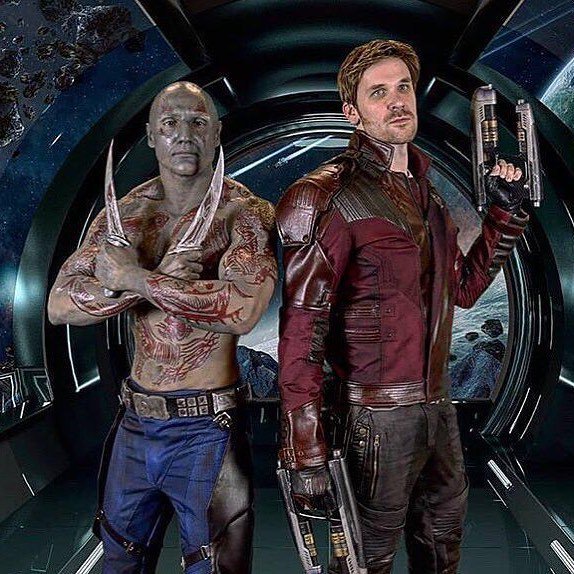 SeventhSkinInk's tweet photo. @sentinelofseattle and @theomnus crushing the game ! Star Lord and Drax the Destroyer. It doesn’t get better than this. ⠀
⠀
#tattoo #temptattoo #cosplay #guyswithtattoos #draxcosplay #seventhskin #ink #inked #tatuaje #tatouage https://t.co/3D3OfO6PZ9 #seventhskin #tattoo #… https://t.co/va50uWjzjX