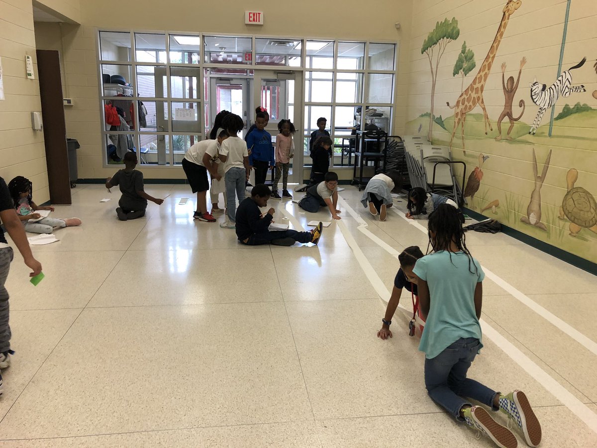 KWhite_PLE's tweet photo. Having fun and learning after Mock Testing this morning. Students measured the planets distance from the sun in toilet paper squares! @MHodges_PLE @HumbleISD_PLE #AmazingatPLE https://t.co/hcbNxw3F4m