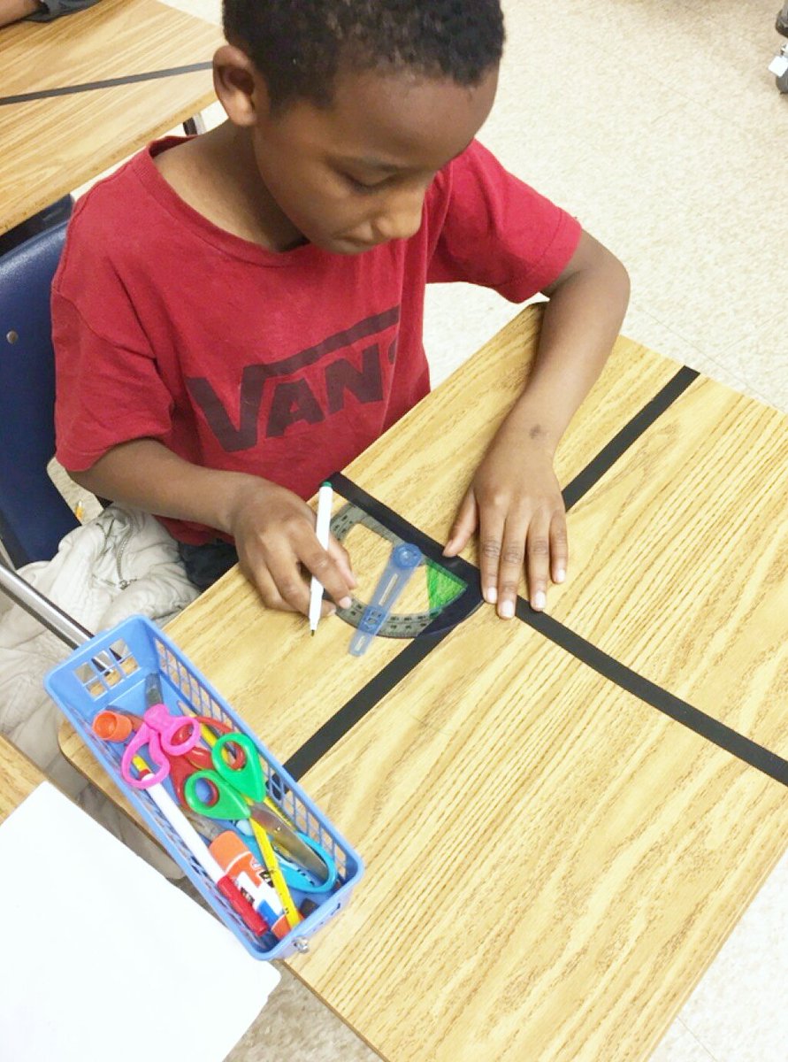 APSFain's tweet photo. Hands on learning by creating and measuring angles with a protractor in Ms. Richmond's class. Awesome Job scholars!!! @DrEmilyAMassey @MsNicoleCPorter @apsupdate @beingmrmoore https://t.co/KlITRgVNwi