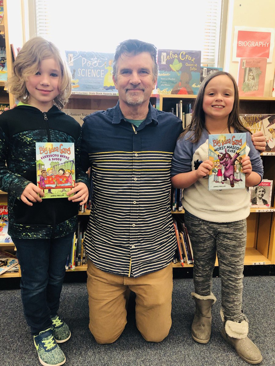 OverIntheLib's tweet photo. #JamesPreller gave lots of advice for budding writers today and taught them the power of “What if...?” Thank you @ccyal and @UnionAveBooks https://t.co/yoJkTAm40J