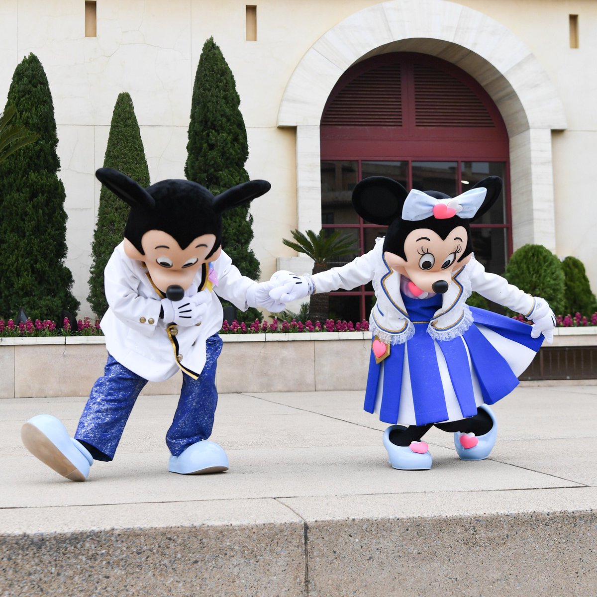 東京ディズニーシー ウェルカムグリーティングのミッキー&ミニーちゃん
