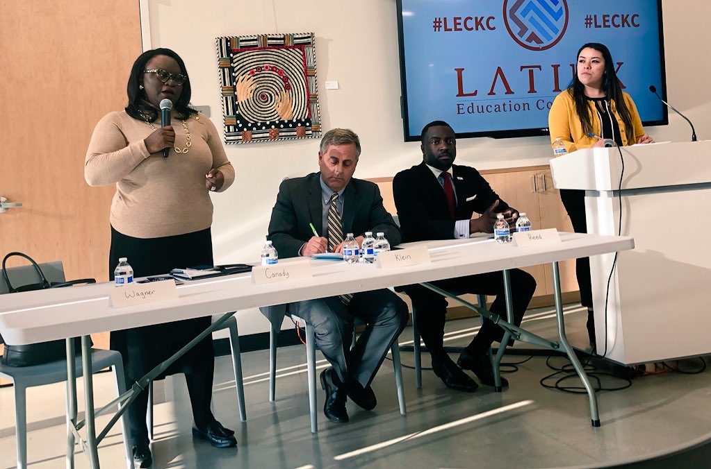MansurPl's tweet photo. Have attended several forums but particularly gratified to attend a KC Mayoral forum focused on education. Affordable housing for teachers resonates; safe and stable neighborhoods; reform of development policy all need attention. #LECKC Latinx Ed Collaborative rocks! https://t.co/RzrnYCLEsM