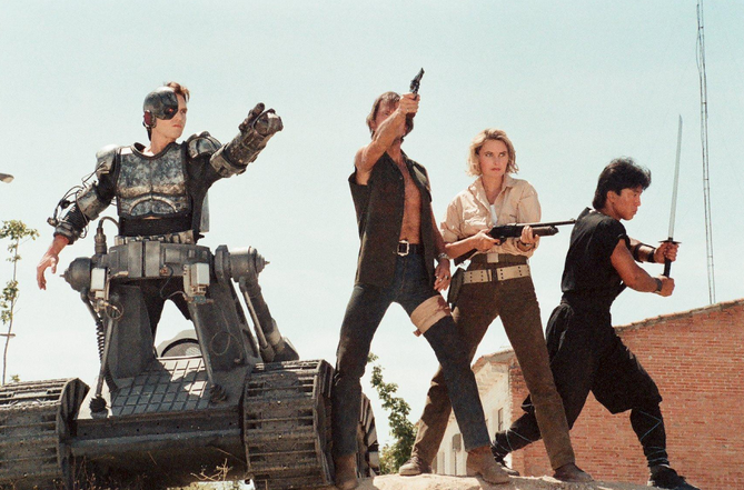 Macleod マクラウド Twitterren エリミネーターズ は当時 とても楽しい作品だったんだけど せっかくこういうメカヒーローが出てきたのに どうもケレンが足りなくて そこは凄く残念だったような 翌年に出てきたロボコップはパロディ的な意味もあるからだろうけど