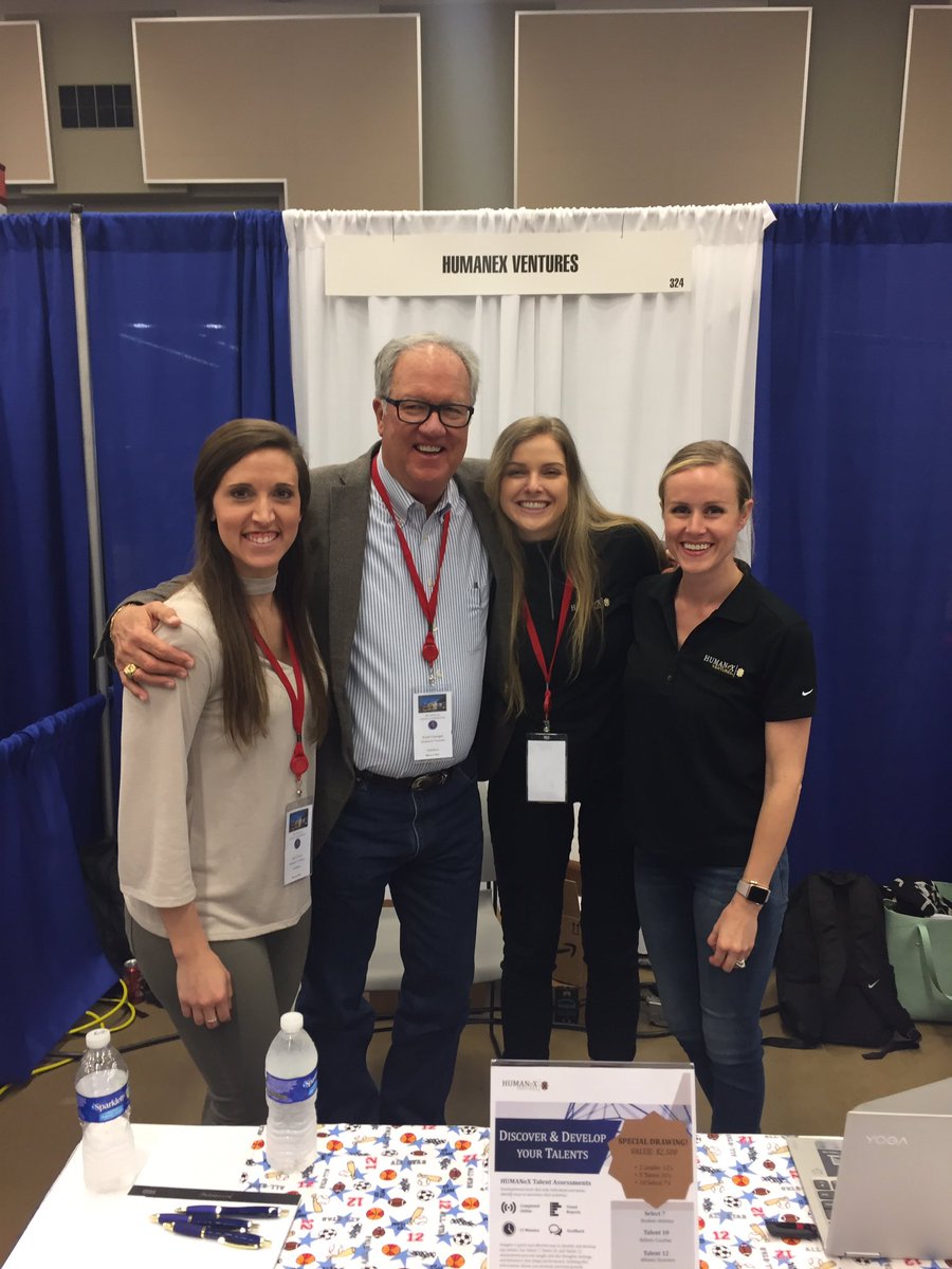 Humanex's tweet image. If you’re in Texas, stop by and say hi to our awesome teammates at the Texas High School Athletic Directors Association!!! #ATHLETeX #THSADA