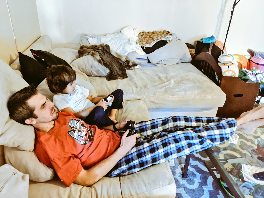 YashYanthi's tweet photo. Not sure who is more thrilled about the end of the @XboxCanada ban in our house 🤣 ... Kids acted up during #MurphysDoPuertoRico so we took #XboxTogether privileges away! It's back now! #Xbox_Ambassador https://t.co/28NSfIvkeP