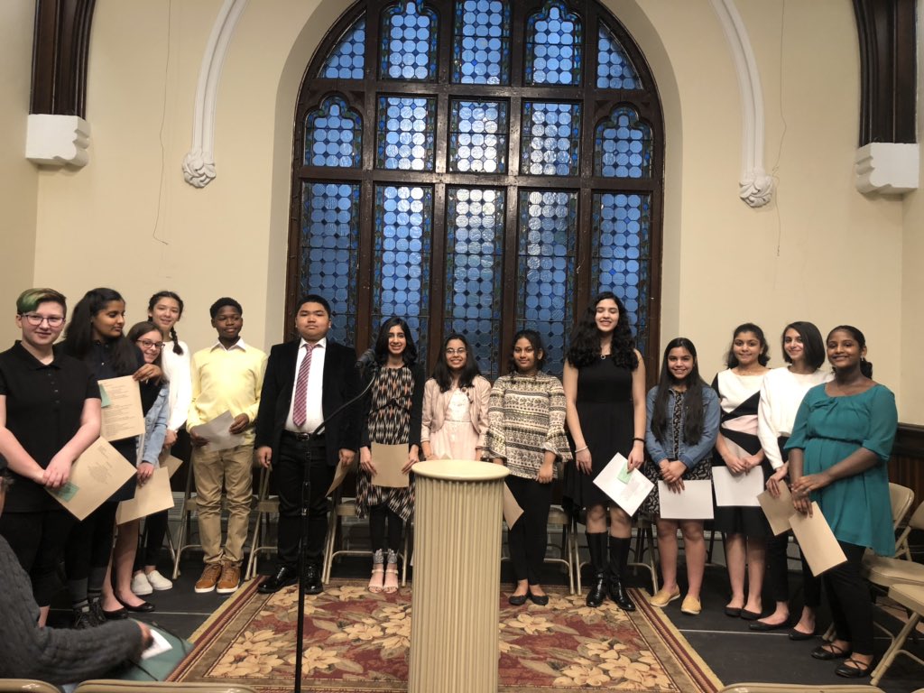 Another successful Evening with Young Poets! (And their poems celebrated Woodbridge’s 350th Anniversary!) #1wtsd