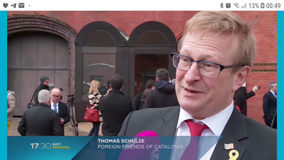 Prof_TGSchulze's tweet photo. Honored to have represented @Foreign_Cat today in #Neumünster. Thanks to @sat1regional @sat1 for reporting. https://t.co/AnvS9wzebL
