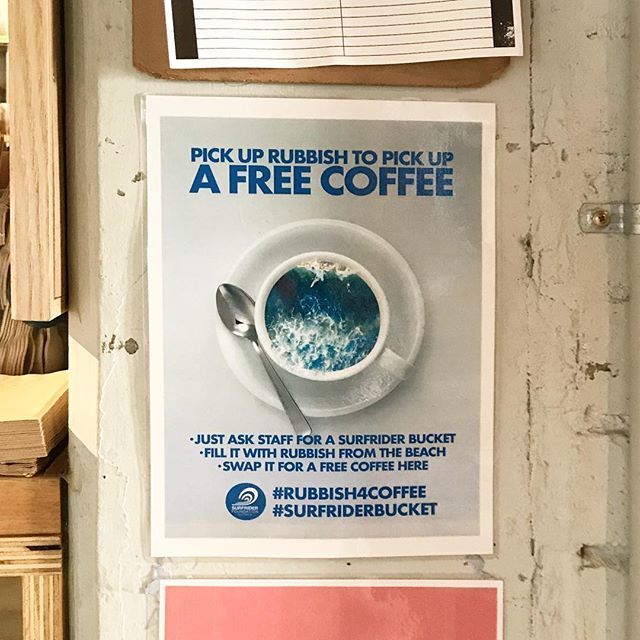 locusresearch's tweet photo. Great initiative @rubylane_manly ! Swap rubbish from the beach for an a-grade cup of joe - they're doing their bit over here in #straya too! https://t.co/i2ANriYic0 https://t.co/xkRa9eKz6W