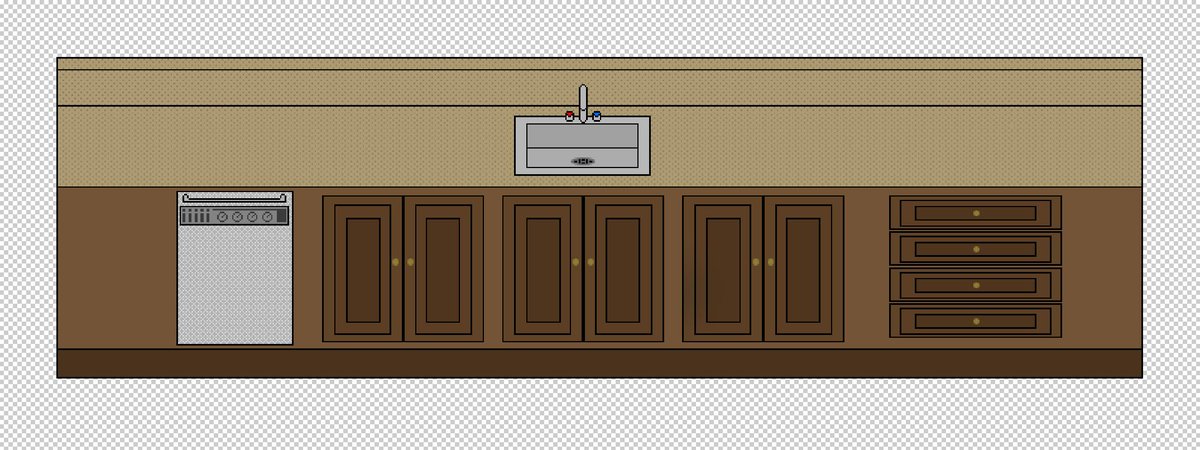 JeanHamela's tweet image. Here&apos;s some progress on pixel art for the game! This week I focused on building a large portion of our main character&apos;s home. #PurdueGameDev