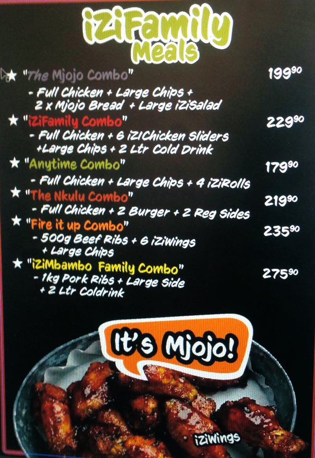 iZiChicken1's tweet photo. Check out these new #family #flamegrilled #chicken &amp; #Ribs #combos starting this week @iZiChicken1 #fourways https://t.co/f1qfvafzEt