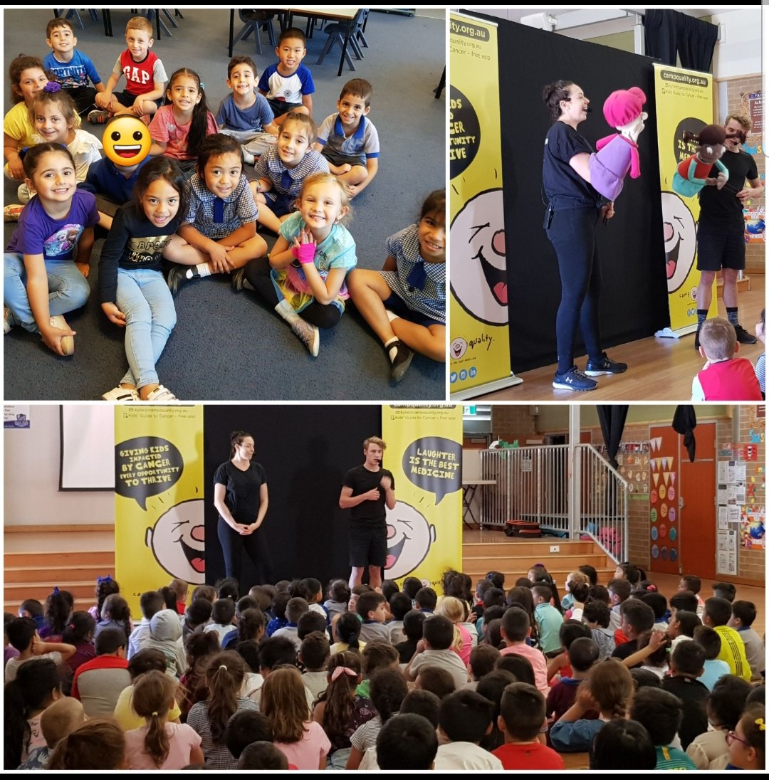 Thank you to Stanley and Kailah from <a href="/Camp_Quality/">Camp Quality</a> for coming out today to FVPS to teach us an important message. We enjoyed your show and showed our support by fundraising with our Colourful Mufti Day. <a href="/fairvaleps/">FairvalePS</a>