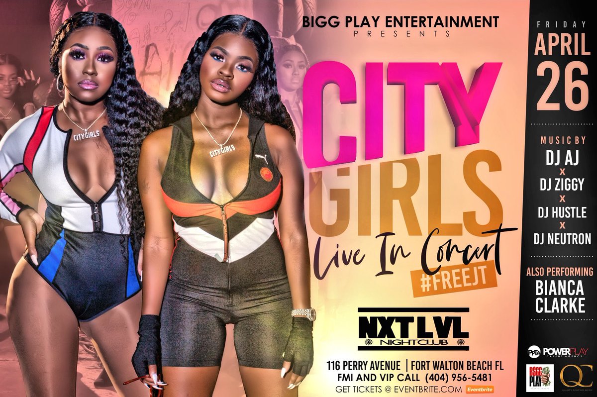 DollahDae's tweet photo. APRIL💰CALENDAR 
4.3 @kcamp 
4.7 @_YungBleu 
4.26 @CityGirls_QC 
4.27 @iamkevingates 
#BookingManager #BestInTheBusiness https://t.co/L1qS8eSU6v
