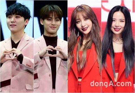 SVTGlobal's tweet photo. [NEWS] 190326 #SEVENTEEN #MINGYU and #SEUNGKWAN are currently filming for #Running_Man along with #EXID Hani and Solji. It's been 4 years since their last appearance on the show (100vs100 episode). @pledis_17 #세븐틴 #ㄹ 

Source: https://t.co/0rIDY9Btvc https://t.co/PQfCxZSWvf