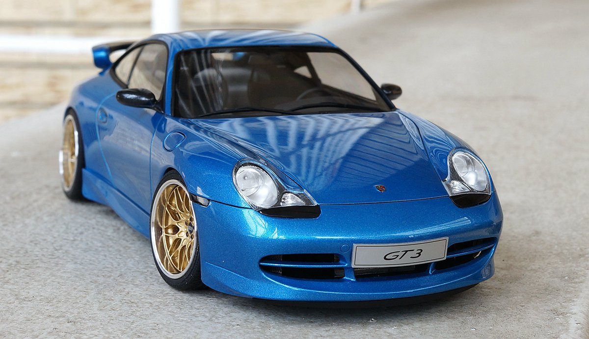 Zeda タミヤ ポルシェ911 Gt3完成 ホイール交換 ランプもブラックアウトしてみた ポルシェはいいぞ W