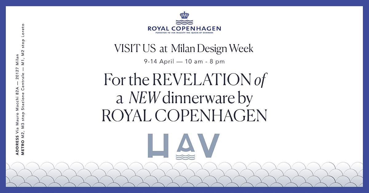 Count down: Launching a new series of dinnerware for Royal Copenhagen with my <a href="/KiBiSi/">KiBiSi</a> buddies <a href="/kilodesigncph/">Kilo</a> &amp; <a href="/BjarkeIngels/">BjarkeIngels</a> in Milan in 2 weeks via <a href="/shop_rcj/">ロイヤル コペンハーゲン 公式</a> #porcelain #design #danishdesign #hav #SaloneDelMobile