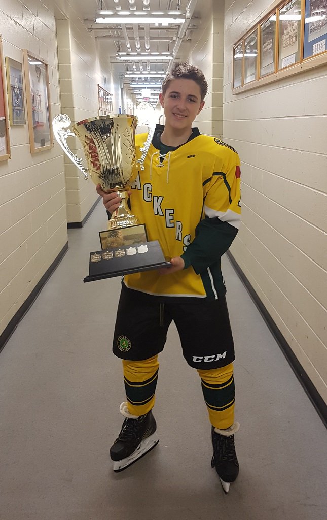 GlofDog's tweet photo. Jake's Arnprior Bantam Packers are the 2018/2019 UOVMHL League &amp; Playoff Champions!! The boys only lost 2 games all season and swept through the playoffs in dominant fashion! #ValleyChamps #PackerStrong https://t.co/0yY18oSiAt