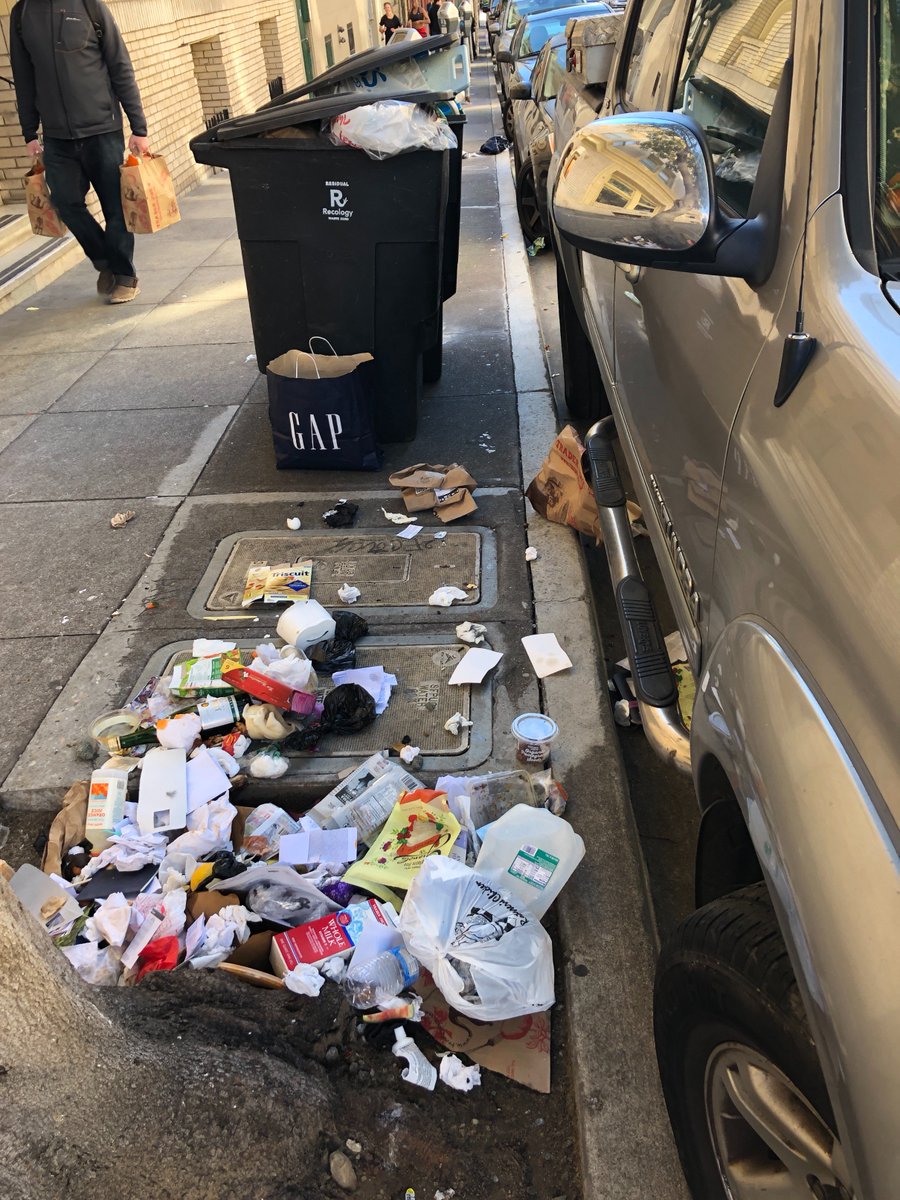 sftrashtreasure's tweet photo. Bush & Leavenworth in colors • 02.28.19 • #SanFrancisco #California #litter #garbage #graffitivan #colorful #lookdown #lookaround #GapBag #trash #litterbugs #acityinthedumps #dumpstercity #streetscraps • ♻️🚮 🌈🚐 https://t.co/SVkZD6mNqt