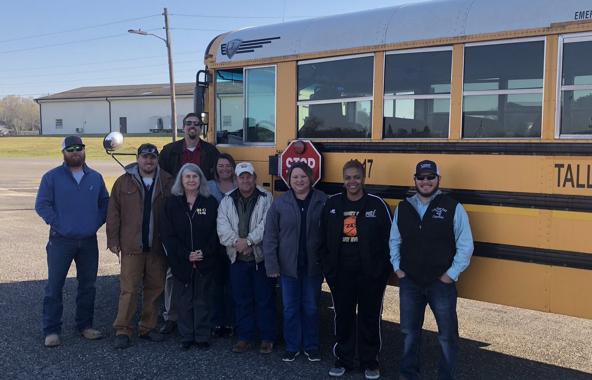 Cosperscience's tweet photo. Eight new bus drivers for Talladega County Schools. They all did great and I’m proud of them. @jackjackson1961 @TCBOE https://t.co/wgy1xL3tt6