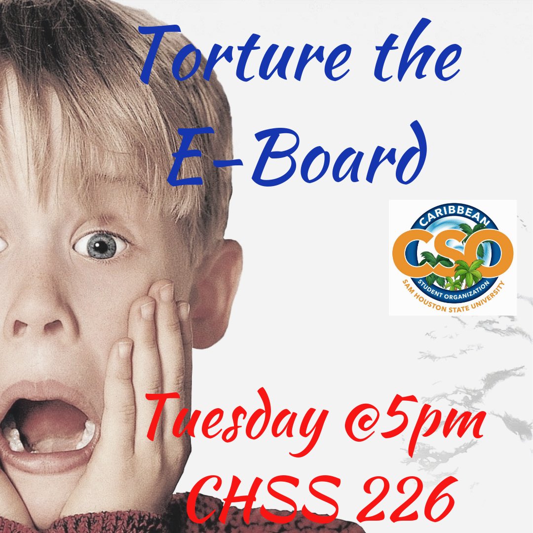 SHSUCSO's tweet photo. Guess whatโs back? Pick your favorite Eboard members to play ๐คช #SHSU #CSOTUESDAY with a twist https://t.co/qT6OO5AmBx