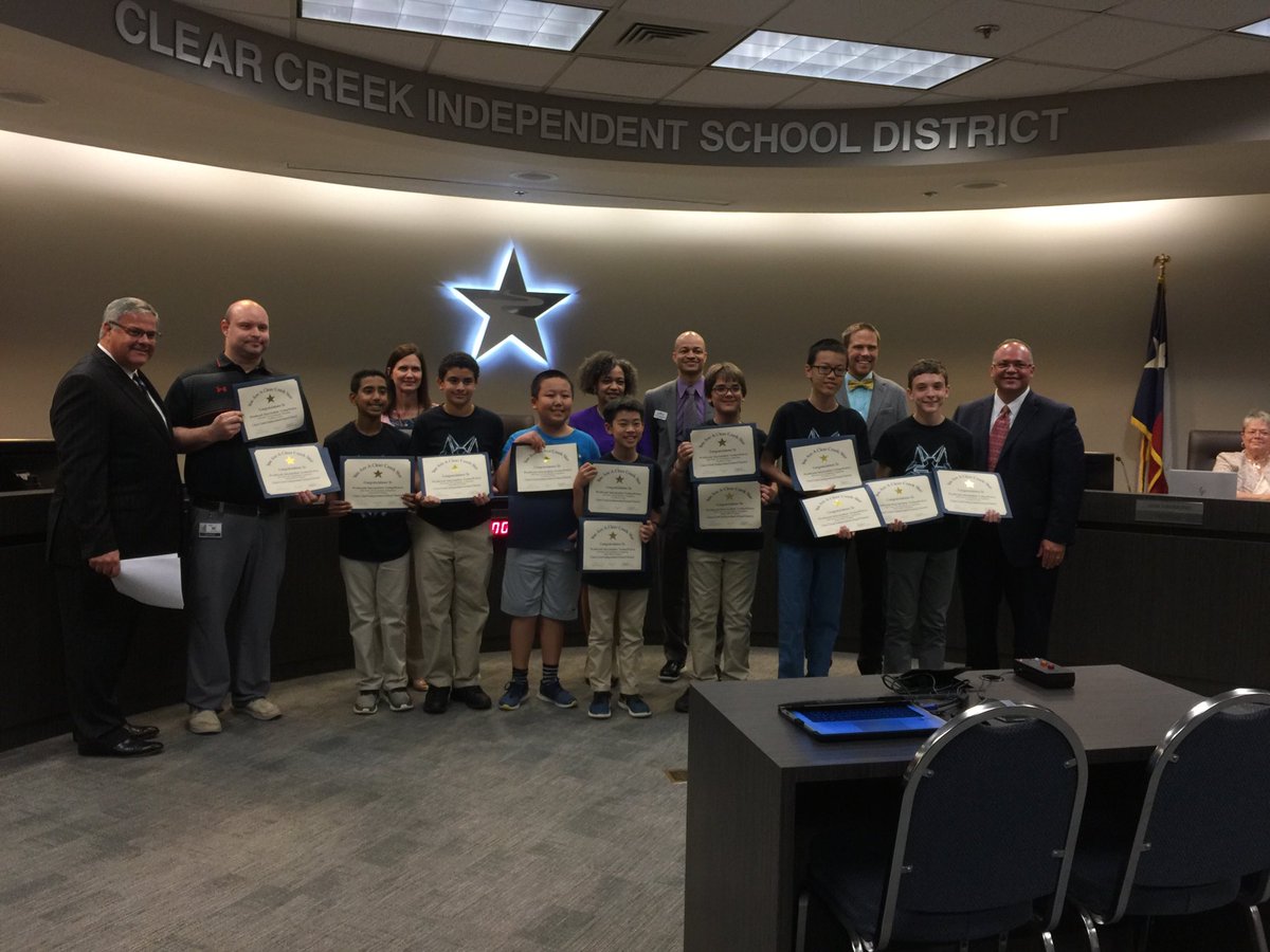 WBI_Timberwolf's tweet image. Westbrook’s VEX Robotics Team recognized for their accomplishments at the state tournament. Headed to World competition! So proud of you! #CCISDrobotics