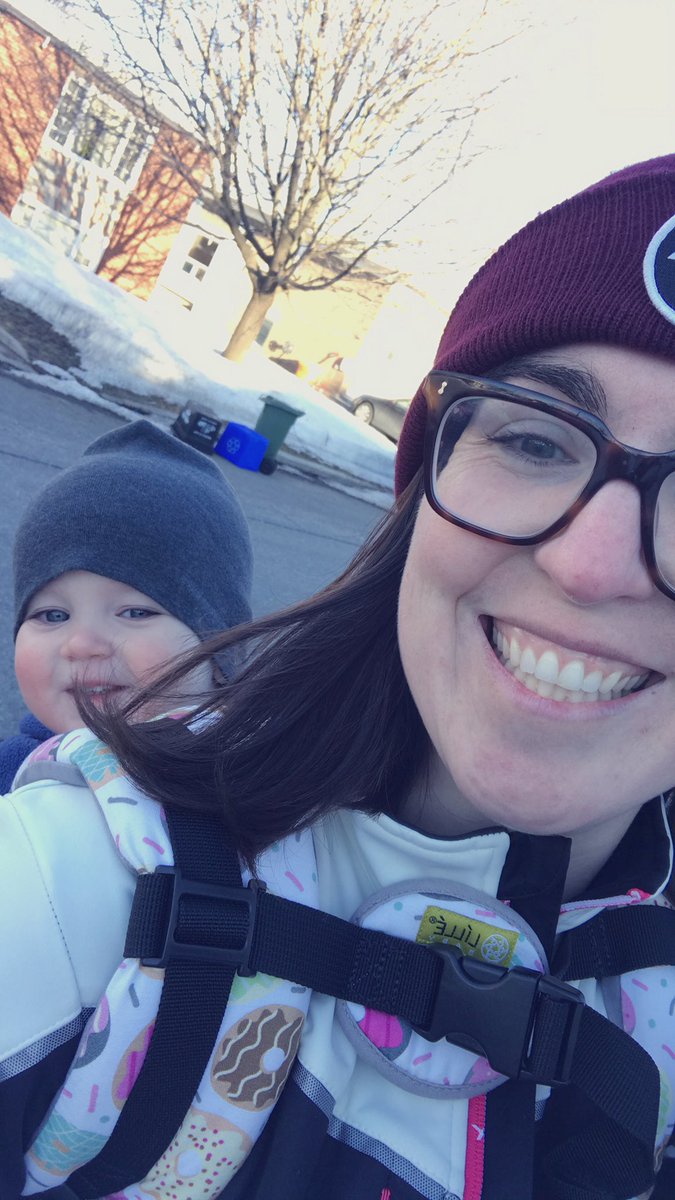 kirstenduke's tweet photo. #babyduke and I on a de-stressing walk after work today. We saw many birds ๐ฆ, puppies ๐ถ and buses ๐. #getoutside @LILLEbaby ๐ฉ #sscarrier #vanier https://t.co/yTOKGQdHGu