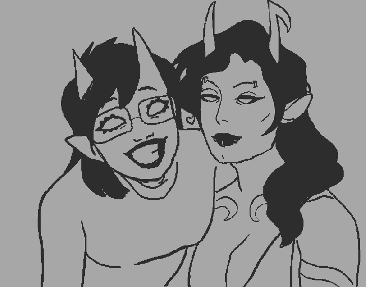 _tenguoni's tweet photo. #portula #porrimmaryam #latulapyrope #homestuck #dancestors #lesbian #hiveswap https://t.co/9HZ33aO1xn