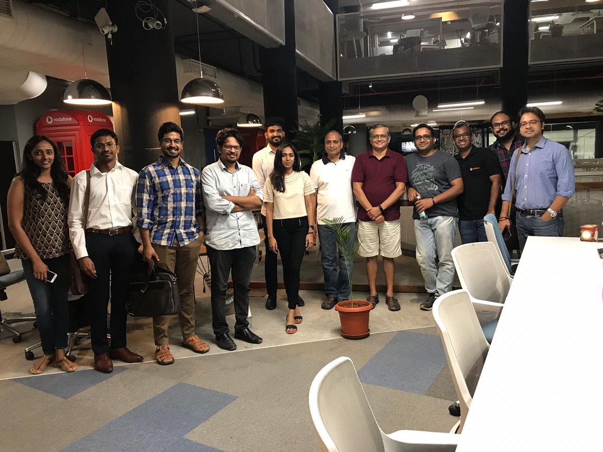 nutanc's tweet photo. Planning already started for the next SaaSt. Lots of things planned for SaaS startups in Hyderabad in the coming few months. Exciting times. https://t.co/8siQCn82y3