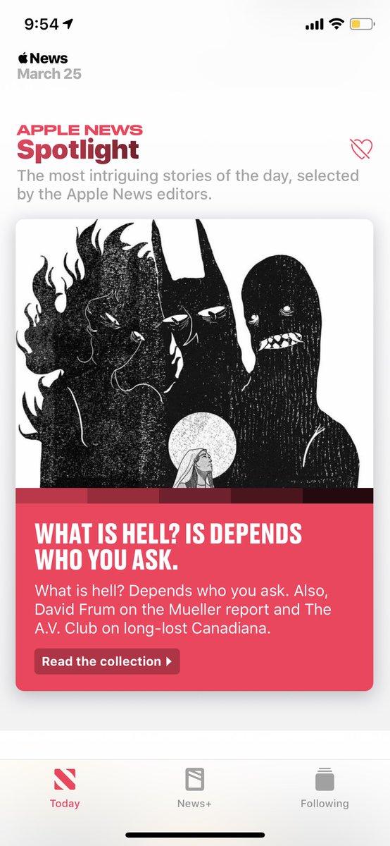 cameod's tweet photo. @AppleNews little type on your spotlight story title. “Is Depends” to “It Depends” https://t.co/6kFSNZTJIt