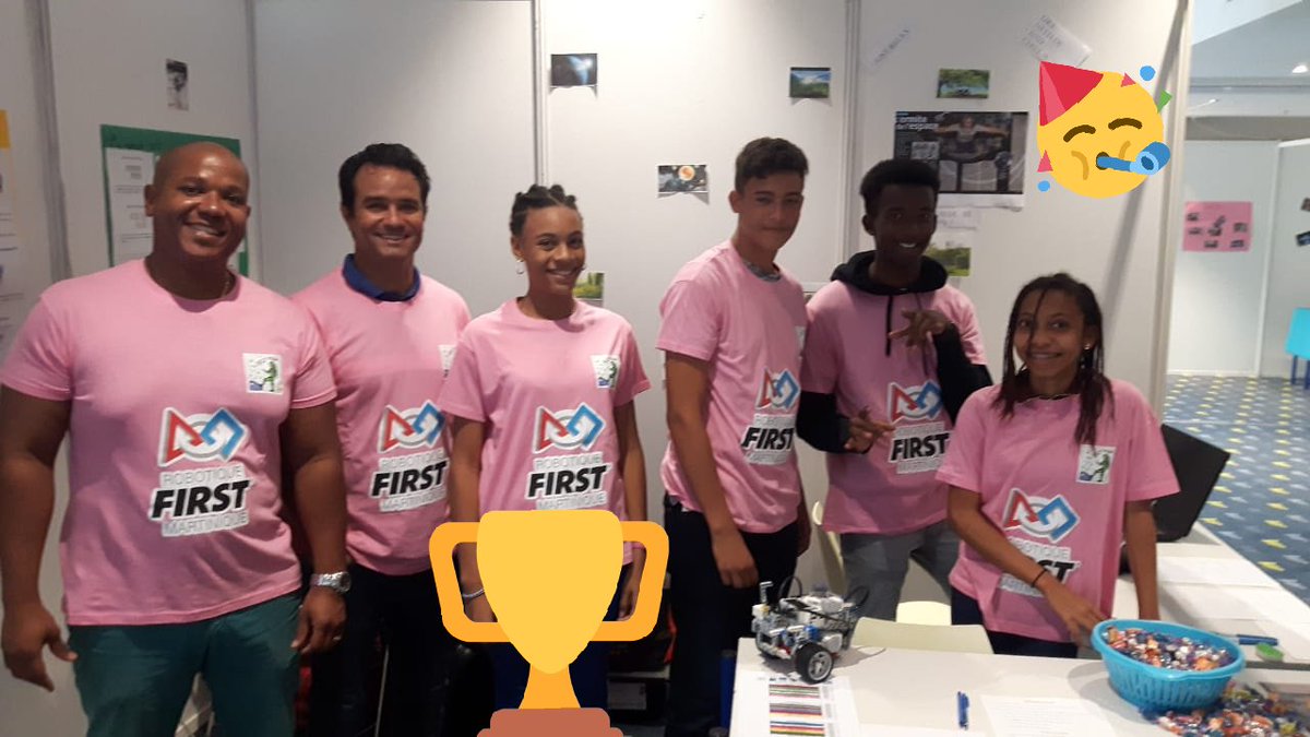 daventura972's tweet photo. #RobotiqueFirstMartinique 2019 : une belle fête rendue possible grâce à des équipes d'élèves inspirés et surmotivés.
Le grand vainqueur : BSJ Team du Collège Beauséjour.
Une organisation parfaite du #CarbetDesSciencesMartinique.
@acmartinique @DaneMartinique @gbaudin972 https://t.co/1DNn9Oc6Db