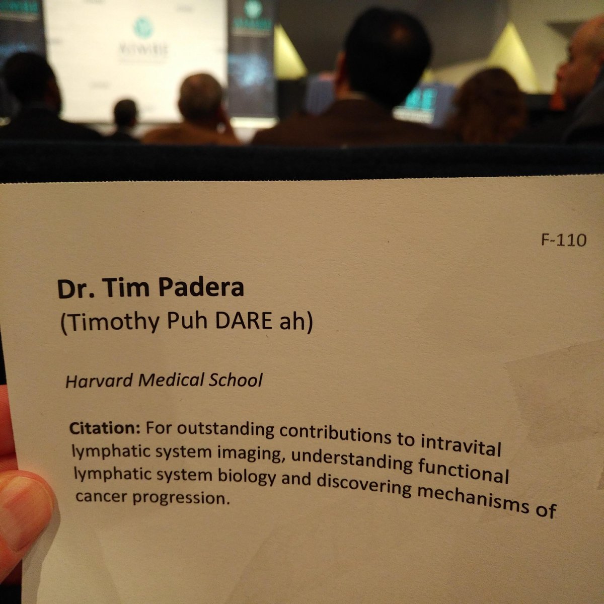 Padera Lab (@paderalab) on Twitter photo I am not usually one to focus on me, but this one was cool and meant a lot. I was inducted into the College of Fellows of @AIMBE today. Thank you to those that nominated me. This might be the only time the <a href="/theNASciences/">National Academy of Sciences</a> let’s me in their building! Such an honor! #AIMBE2019-TPP I am not usually one to focus on me, but this one was cool and meant a lot. I was inducted into the College of Fellows of @AIMBE today. Thank you to those that nominated me. This might be the only time the <a href="/theNASciences/">National Academy of Sciences</a> let’s me in their building! Such an honor! #AIMBE2019-TPP