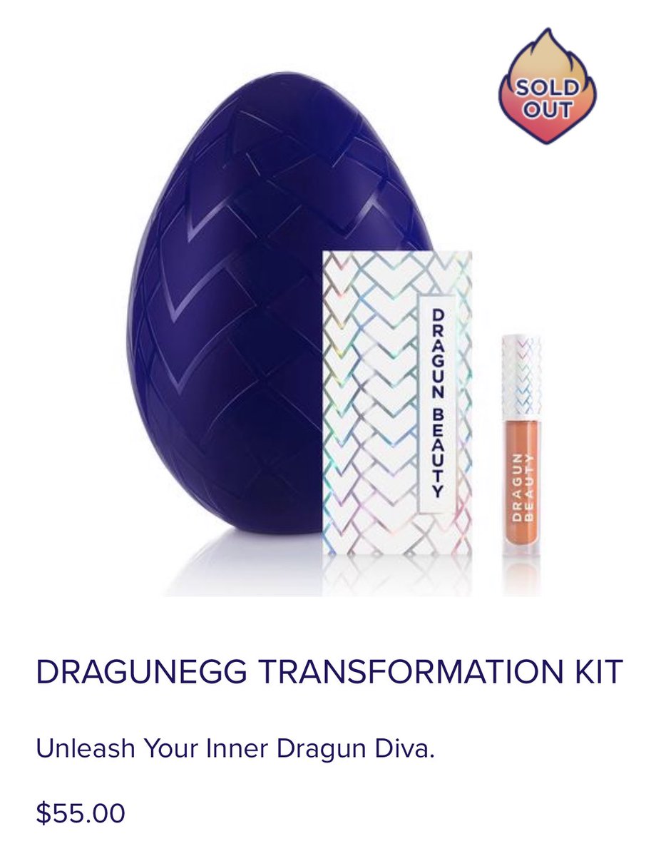 NikitaDragun's tweet photo. DRAGUN BEAUTY IS SOLD OUT 😭💜 https://t.co/uSiKbyu71w