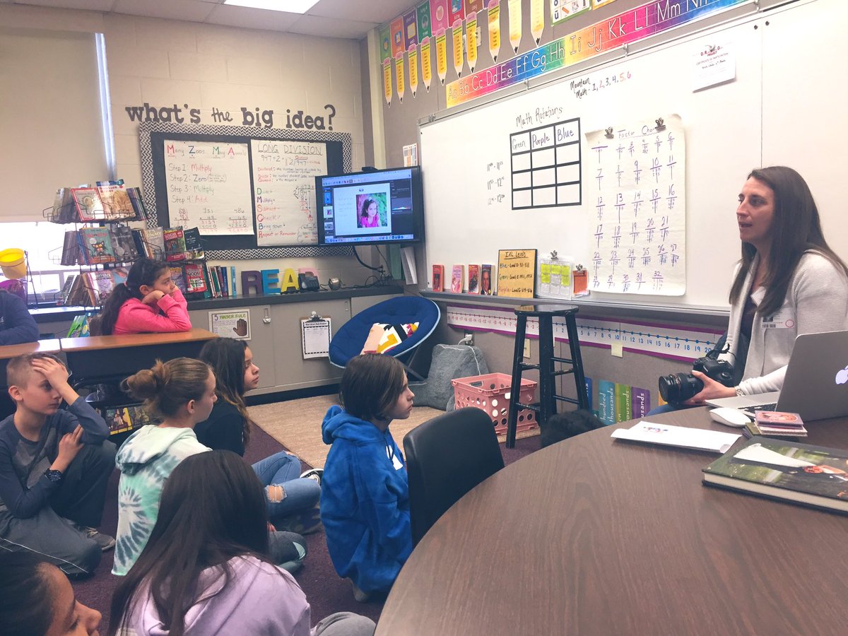 miss___crowley's tweet photo. Learning about how reading and writing play an important part in every career, even PHOTOGRAPHY during @NH_Elementary ‘s first Career Day! #CYSDProud https://t.co/QIIuHB4Os7