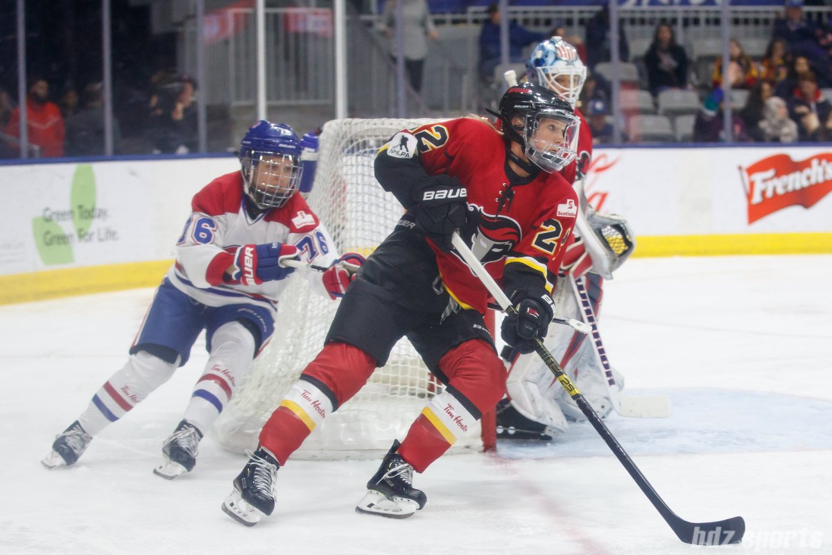 Photos from <a href="/TheCWHL/">CWHL</a> #ClarksonCup  - <a href="/InfernoCWHL/">#ClarksonCupChamps</a> vs <a href="/LesCanadiennes/">Les Canadiennes</a> 

More photos at bdzsports.com/2019/03/26/cla…