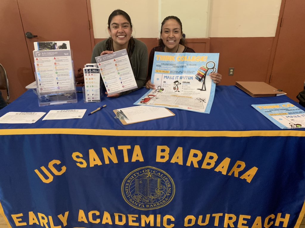 STEAMSarah's tweet photo. SMBSD Pathways to Success. College, here we come! #SMBSDFamily #FamiliaSMBSD #ECJHTitans #EAOP #CalPolyUpwardBound #HancockCollege https://t.co/UKKVb3IzKw