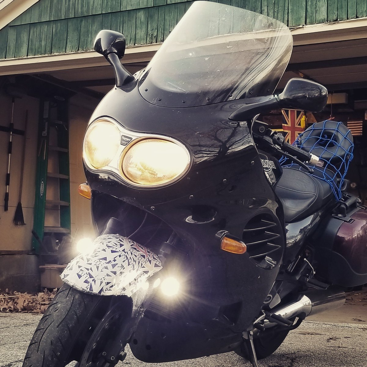 Thirdcoastmoto2's tweet photo. First ride 2019! 🇺🇸❤️🇬🇧!!!
#triumphtrophy #anglophile https://t.co/KOJXvosT2r