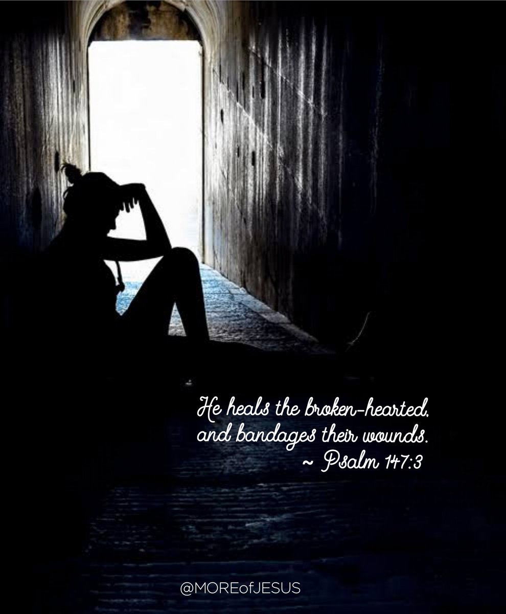 MOREofJESUS1's tweet photo. When life gets broken, when you're in despair
He'll carry your burden when it's too much to bear
It's down in the valley where He'll give you strength
And there is nothing you have lost that He can't replace
He'll help you start all over again
When life gets broken. https://t.co/mQsFWDeiF1
