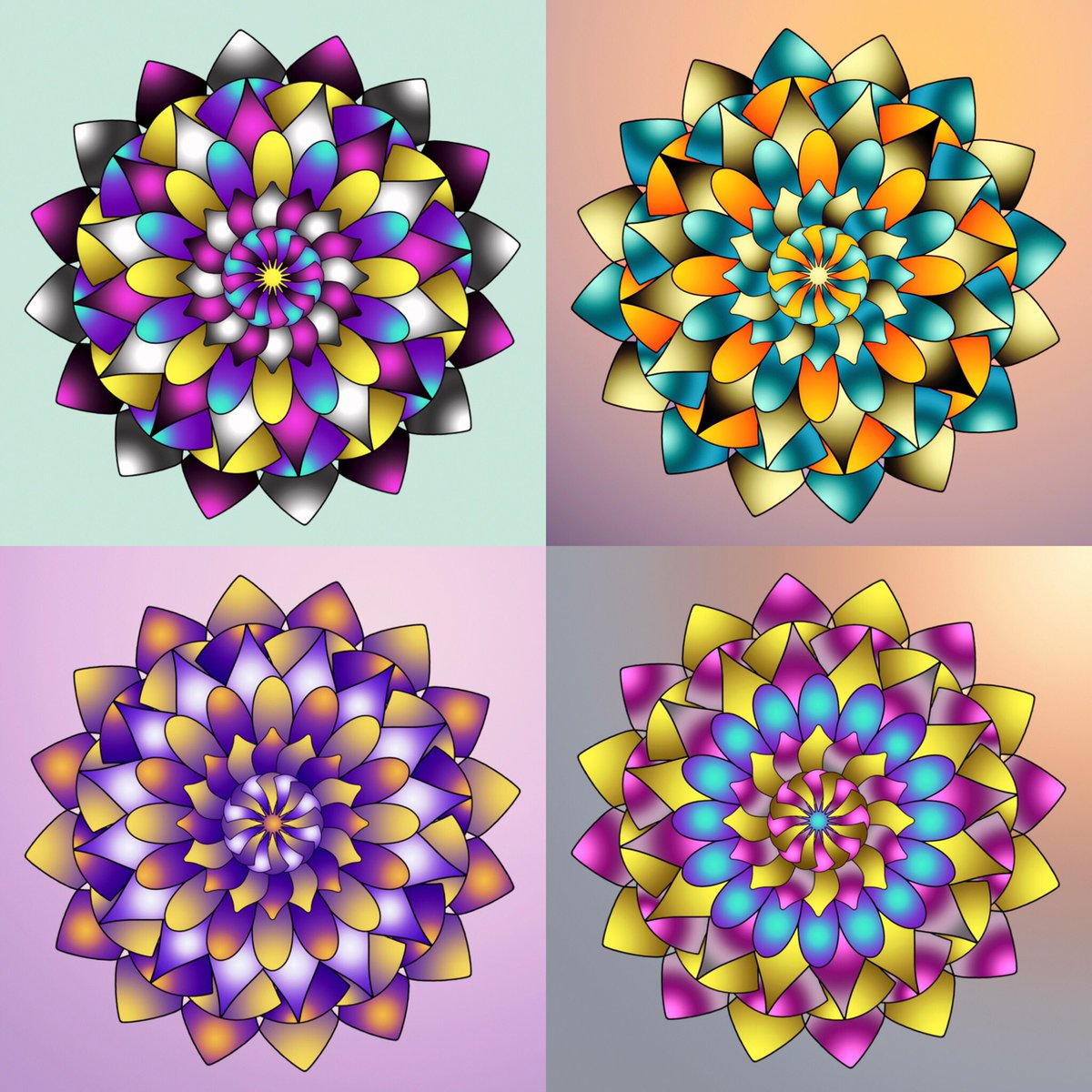 majesticglory's tweet photo. Created by me using Mandala Kit app, colored in Recolor app using my own colors. @mandalakit #mandalakit @sumoing #sumoing @recolor_app #recolor_app #digitalart #digitalartist #mandala #mandalas #mandalaart #mandalacoloring #mandaladesign https://t.co/LQCmj9nbFh