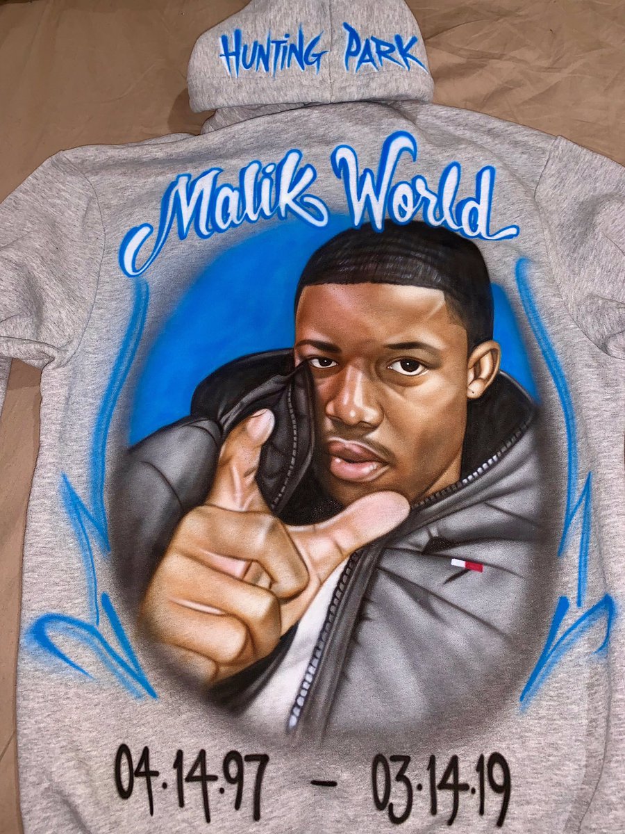 Jon__HP's tweet photo. Hate i had to put another one of my guys on a hoodie, but if i was gon do it i had to do it right! Til we meet again kin ππͺπ― #MalikWorldπ #TalikWorldπ https://t.co/Gp7AXXiY55
