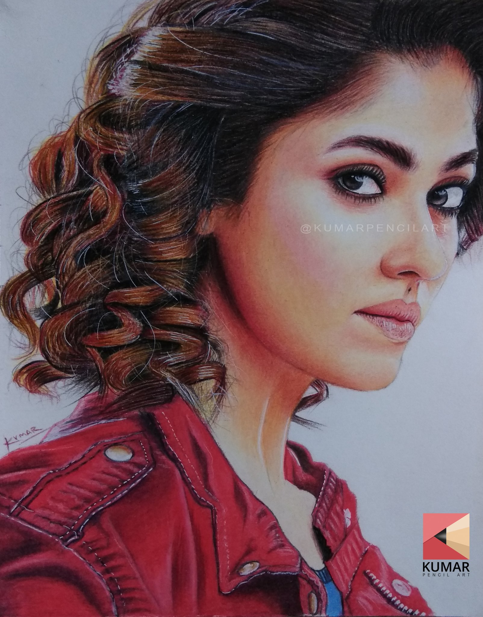 Priya Lakshmi Art - Completed Drawing of South Indian actress Nayanthara  #myfav It took me +/- 25 hrs! Do share your view's! Materials : PENCIL  Steadtler HB, 2B mars lumograph Faber castell