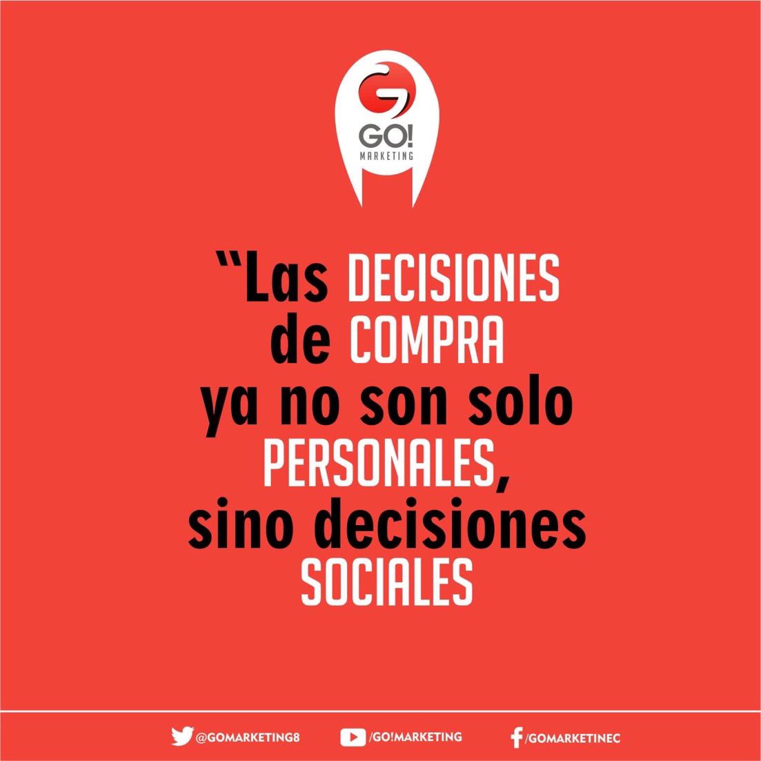 GoMarketing8's tweet photo. Gracias a la interacción de comunidades en Internet. La opinión de estos grupos sociales, pesa más de lo que las marcas dicen de sí mismas. 🎨🛒📲💡
#creatividad #innovacion #marketing #gomarketing https://t.co/dEKPFgakuE