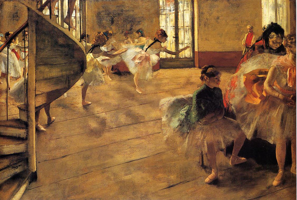 artDatabase_App's tweet photo. The Rehearsal (1873-1874) from Degas on #artDatabaseApp #ArtIsLife #greatArtwork https://t.co/5O4iiRcnhl