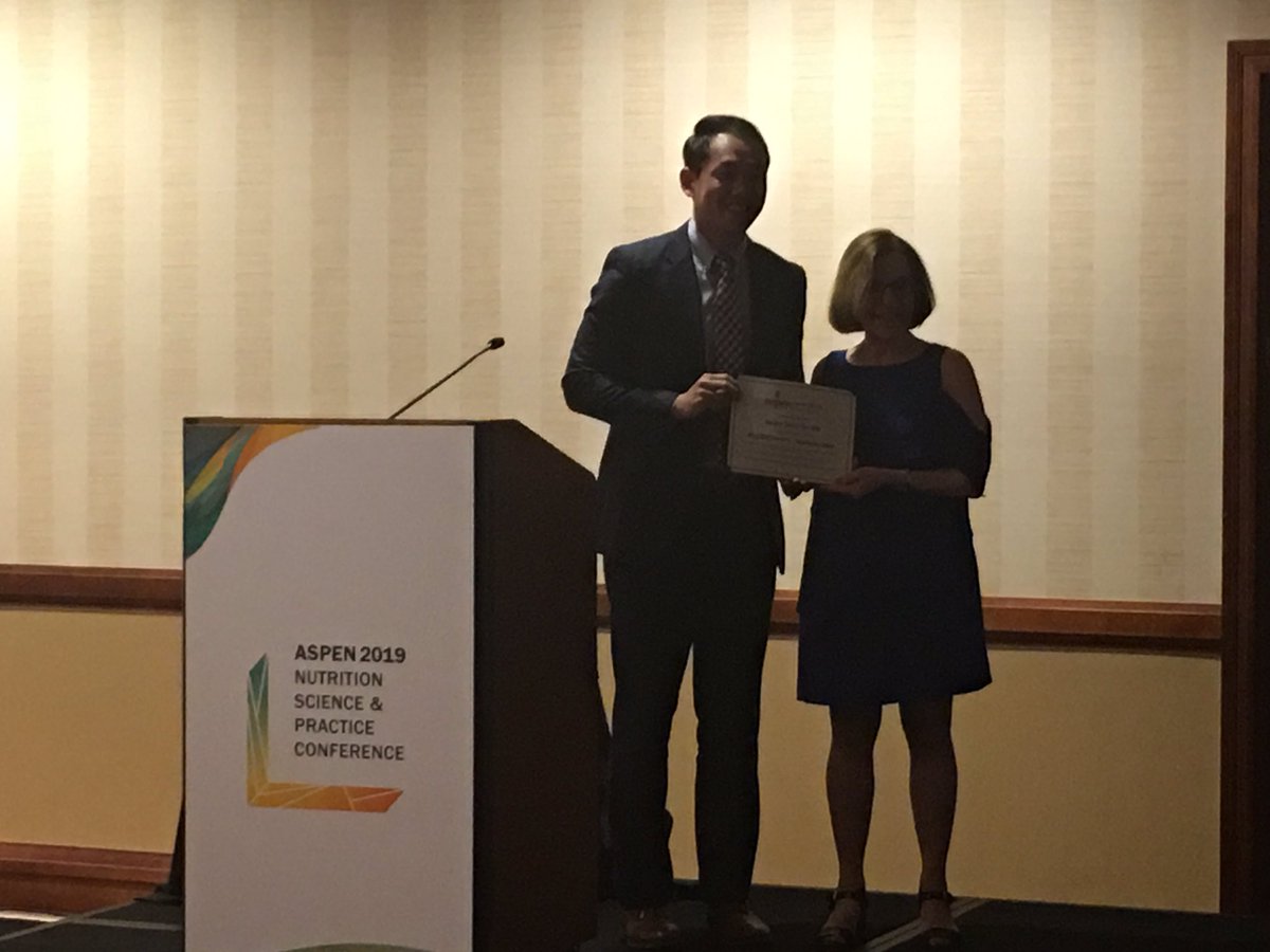 NileshMehtaMD's tweet photo. Kudos to the ASPEN Rhoads Research Grant award winners! What a terrific group of investigators - future of nutrition research. So proud of our team from Boston - Lori, Enid, Sam.#ASPEN19 @ASPENWEB @ljb2188 @ben_albertMD @kimberlymillsmd @enidmartinez_ https://t.co/cOxi7ngHLj