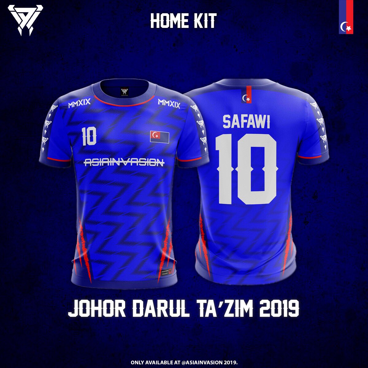 JDTFootballClub's tweet photo. ASIAINVASION JERSEY⚓️
Jersey ini hadir dengan tiga pilihan warna:
1)Biru🔵 2)Merah🔴 3)Putih⚪️
Nama&amp;nombor boleh tukar tiada masalah😘
Ayuh bangsa Johor sekalian,dapat kan sekarang!💪🏻
Kalau berminat dm je terus admin or tekan je link kat profile tu🤙🏻
Rt utk rezeki saya🙏🏻😇 https://t.co/M773PrAIwm