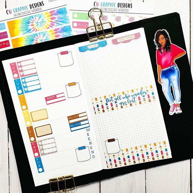 scrapcraftastic's tweet photo. #beforethepen in my faux #hobonichiweeks #personalsize #travelersnotebook #printable #inserts. #hobonichi #stickerkits work great with this #weeklyinsert! Featuring #plannerstickers from @cw_graphic_designs.#livewellandplan https://t.co/f0qzG3cYd0