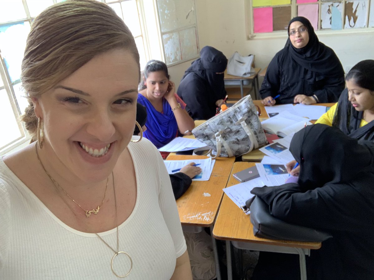Ms_OMeara's tweet photo. @rvis_bh Teachers Supporting #teachersacrossboarders by bringing best teaching practices to the teachers of the Bangladesh School Bahrain. #giveback support https://t.co/bGKgqpK3yB https://t.co/hTyvumHCBB